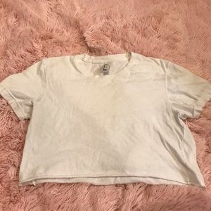 American Apparel crop tee